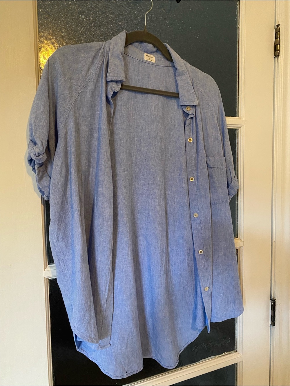 Wilfred Light Blue Casual Button-Down Shirt